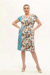 3020 forema floral petrol plus size alocasia.gr-5