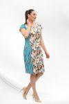 3020 forema floral petrol plus size alocasia.gr-5