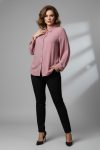 Γυναικείο Πουκάμισο σε απαλό ροζ  χρώμα, Plus Size